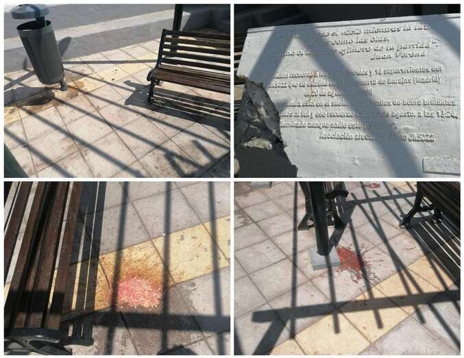 Estado de la plaza y avenida de la playa de Ojos de Garza/TA.